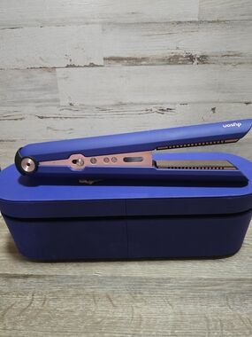 Dyson Purple and Rose Gold Hair Straightener